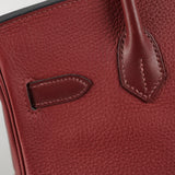 Hermes Birkin 30 Clemence/Swift Rouge