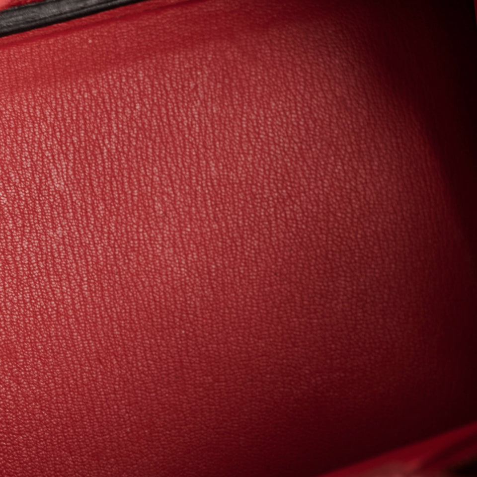 Hermes Birkin 30 Clemence/Swift Rouge