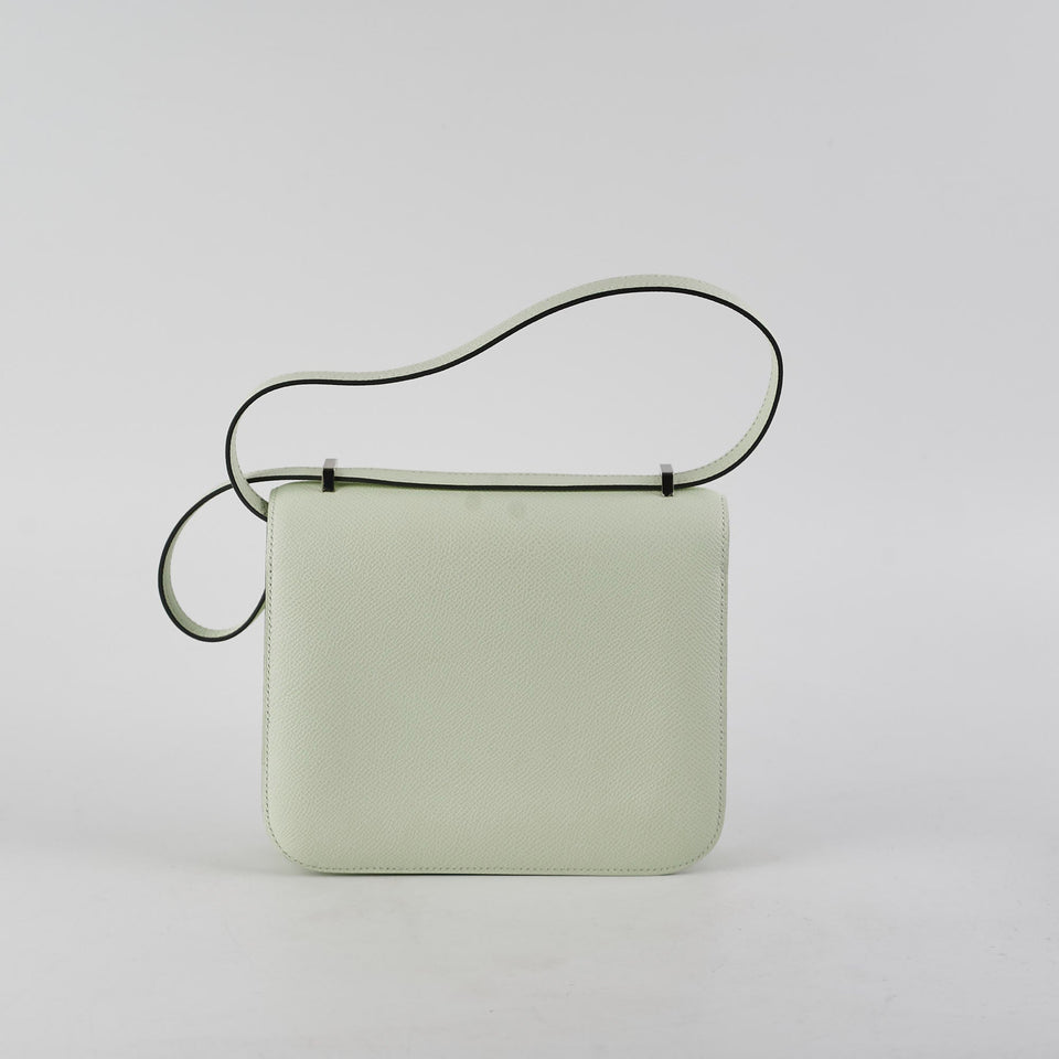 Hermes Constance 18 Mini Vert Fizz Epsom - U Stamp 2022