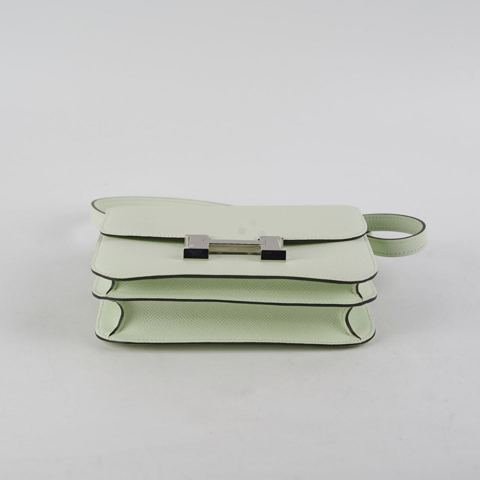 Hermes Constance 18 Mini Vert Fizz Epsom - U Stamp 2022