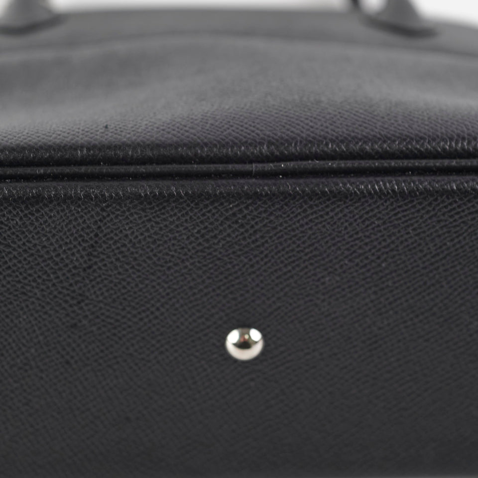 Hermes 27 Bolide Epsom Black X Stamp