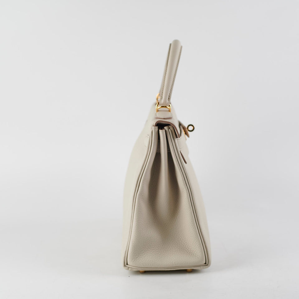 Hermes Kelly 28 Craie Togo - U Stamp