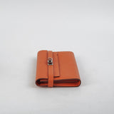Hermes Kelly Long Wallet Orange Epsom
