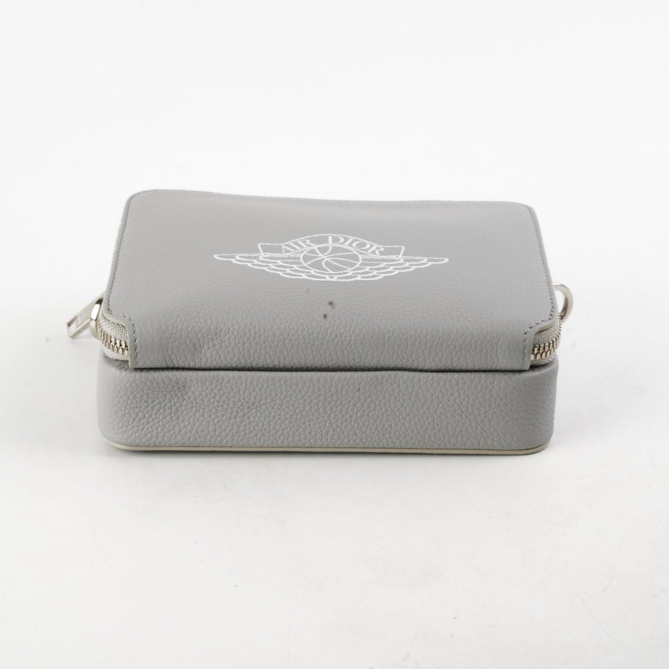 Dior x Air Jordan Wings Messenger Crossbody Bag Grey
