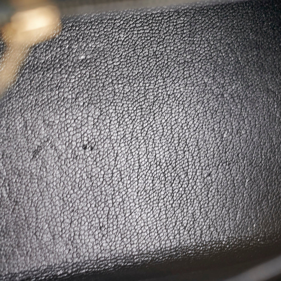 Hermes Kelly 28 Box Calf Black - Z Circle Stamp 1996