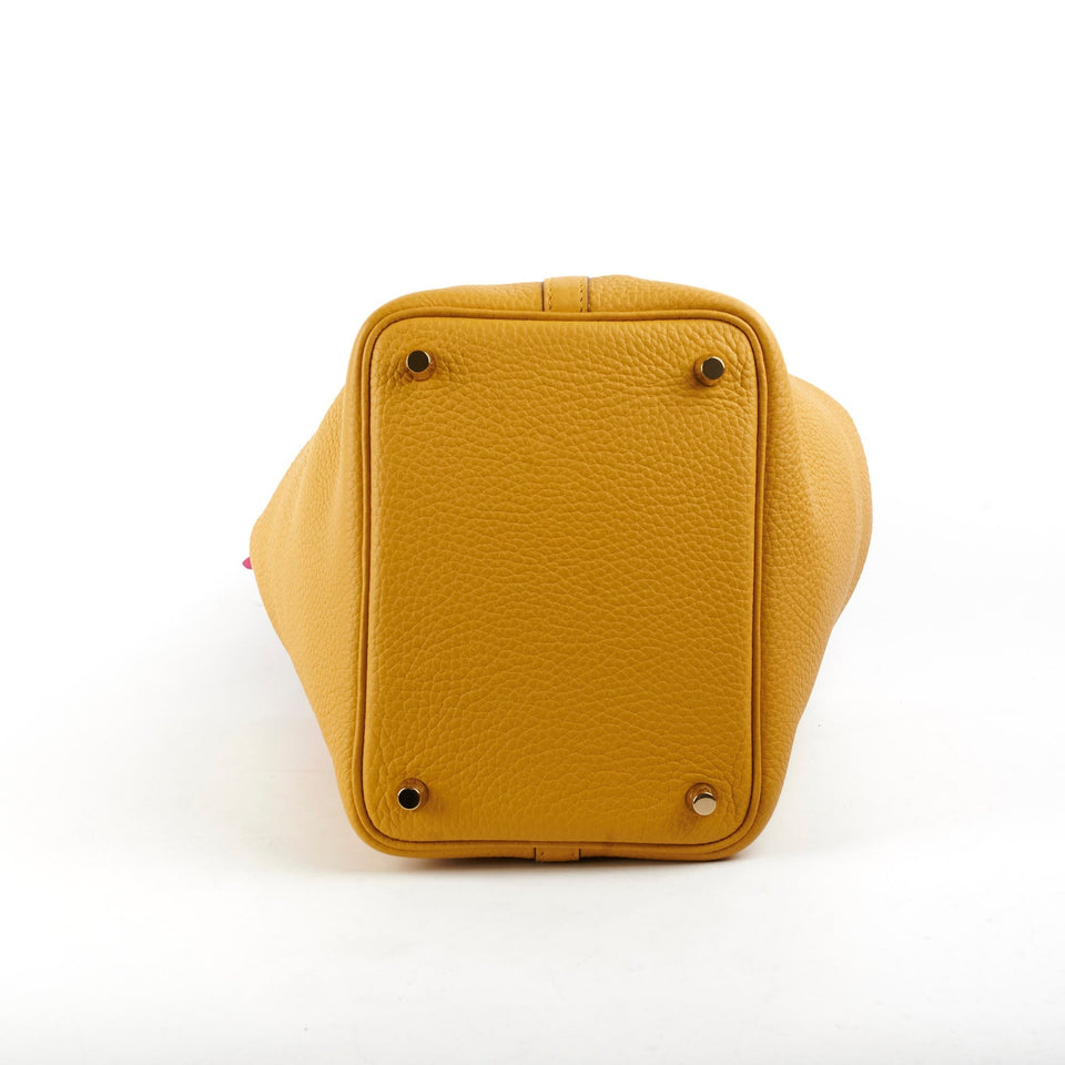 Hermes 18 Picotin Jaune Amber Y Stamp 2020