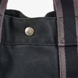 Hermes Herline Tote Canvas Black