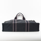 Hermes Herline Tote Canvas Black
