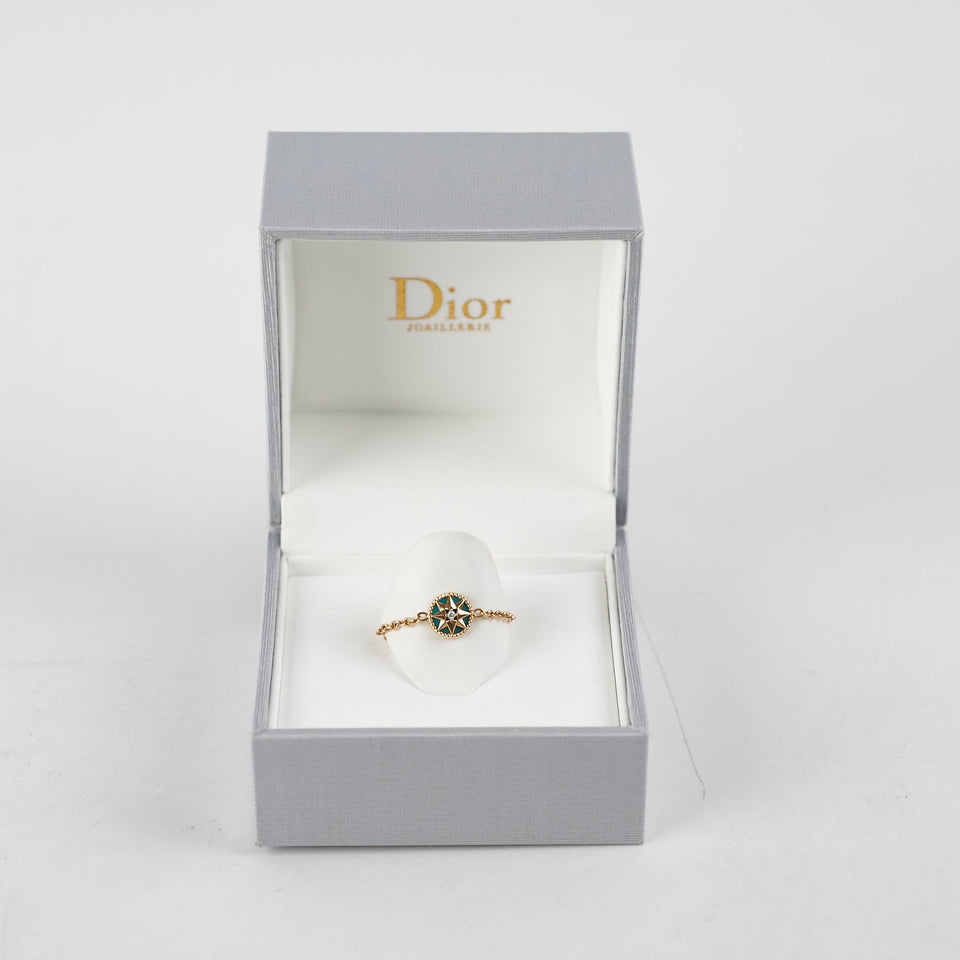 Christian Dior Rose Des Vents Ring Size 54