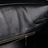 Hermes Birkin 35 Ardennes Black GHW - C Square Stamp