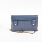 Christian Dior 2 in 1 Pouch Montaigne Pouch Blue