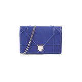4/7 DOTD - Dior Diorama Wallet On Chain WOC Blue Bag