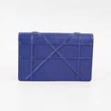 4/7 DOTD - Dior Diorama Wallet On Chain WOC Blue Bag