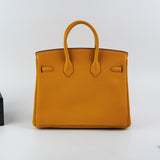 Hermes Birkin 25 Togo Jaune Ambre - B Stamp