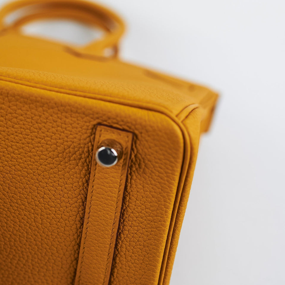 Hermes Birkin 25 Togo Jaune Ambre - B Stamp