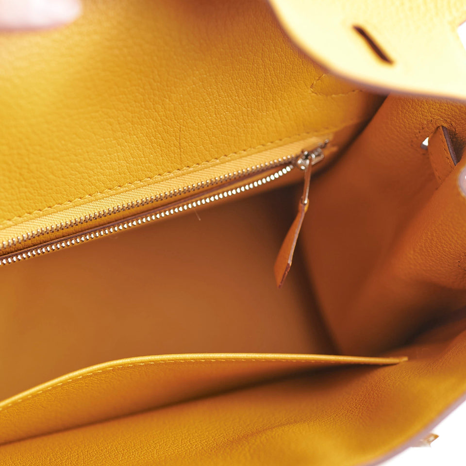 Hermes Birkin 25 Togo Jaune Ambre - B Stamp
