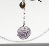 Hermes Ex-Libris Silver Necklace