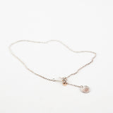 Hermes Ex-Libris Silver Necklace