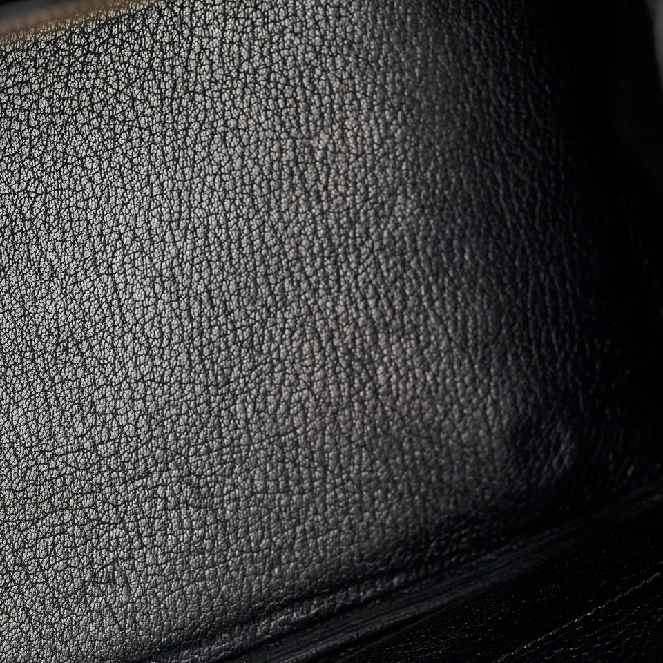 Hermes Birkin 35 Black Clemence Stamp Z Circle