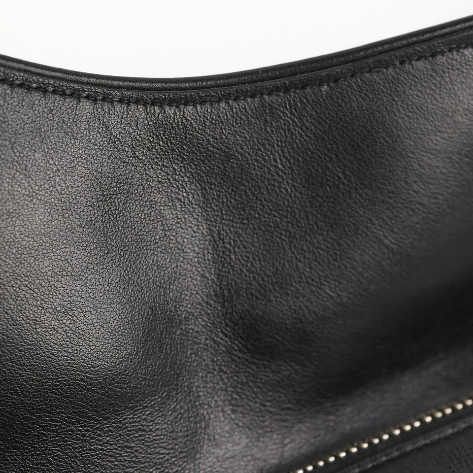 Christian Dior Mens Oblique Leather Saddle Bag