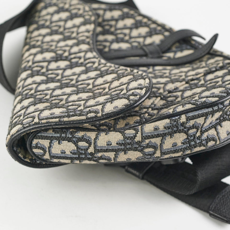 Christian Dior Men's Saddle Oblique Sling Bag