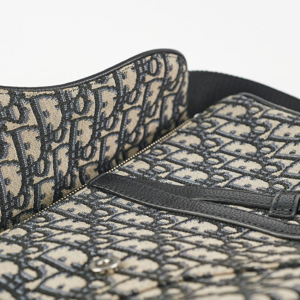 Christian Dior Men's Saddle Oblique Sling Bag