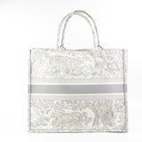 Christian Dior Large Book Tote Grey