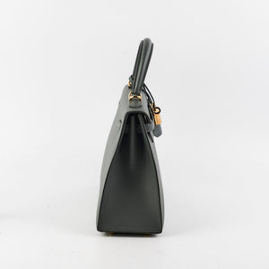 Hermes Kelly 25 Epsom Sellier Vert Armande - Z Stamp