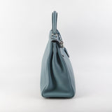 Hermes Kelly 32 Bleu Clemence - M Square