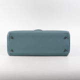 Hermes Kelly 32 Bleu Clemence - M Square