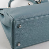 Hermes Kelly 32 Bleu Clemence - M Square