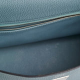 Hermes Kelly 32 Bleu Clemence - M Square