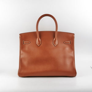 Hermes Birkin 35 Courchevel Gold