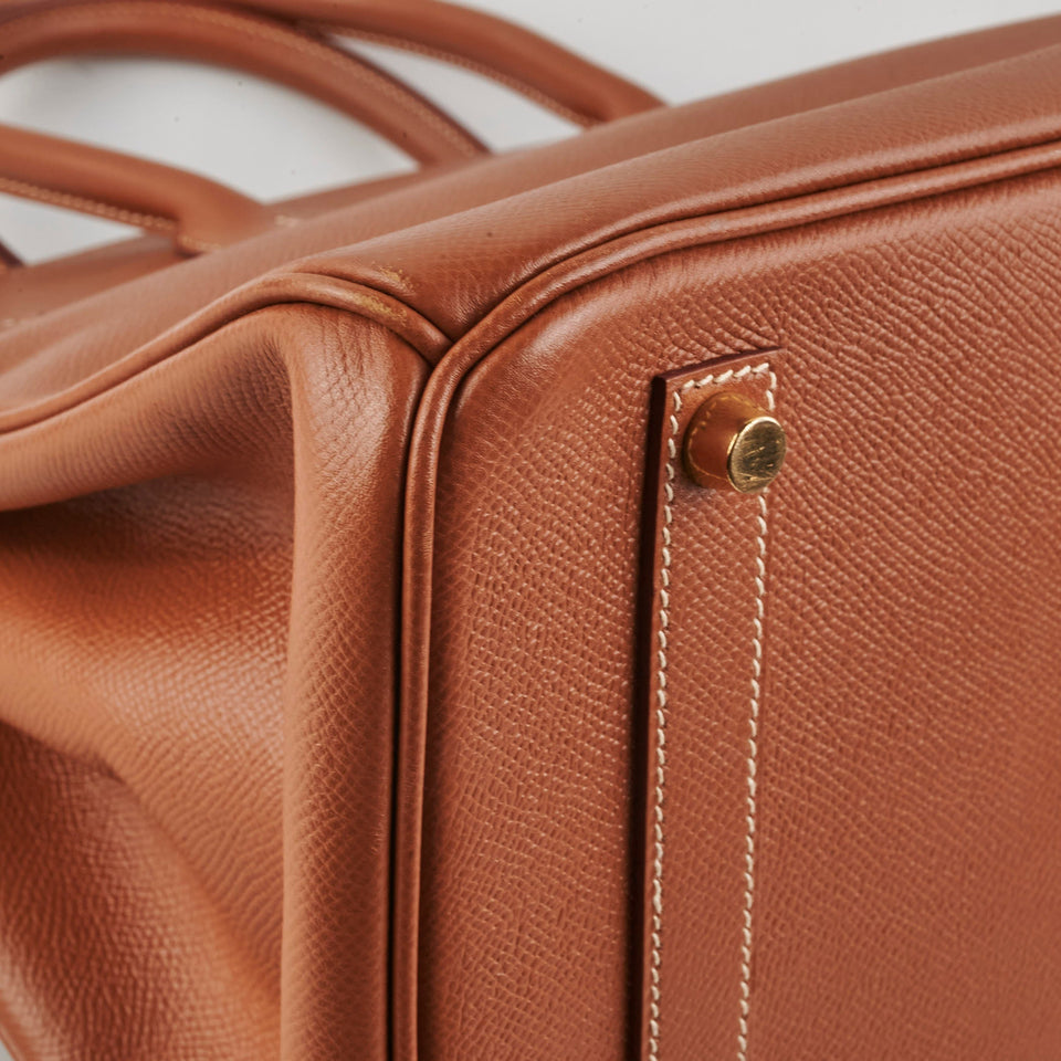 Hermes Birkin 35 Courchevel Gold