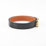 Hermes Belt H Buckle 95cm Black/Gold - Stamp Z