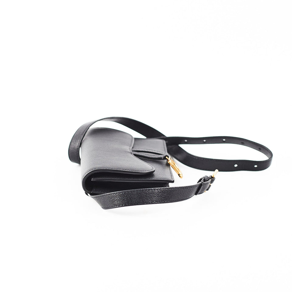 Dior Saddle Pouch Black