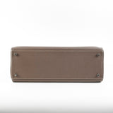 Hermes Kelly 35 Etoupe - P Square Stamp
