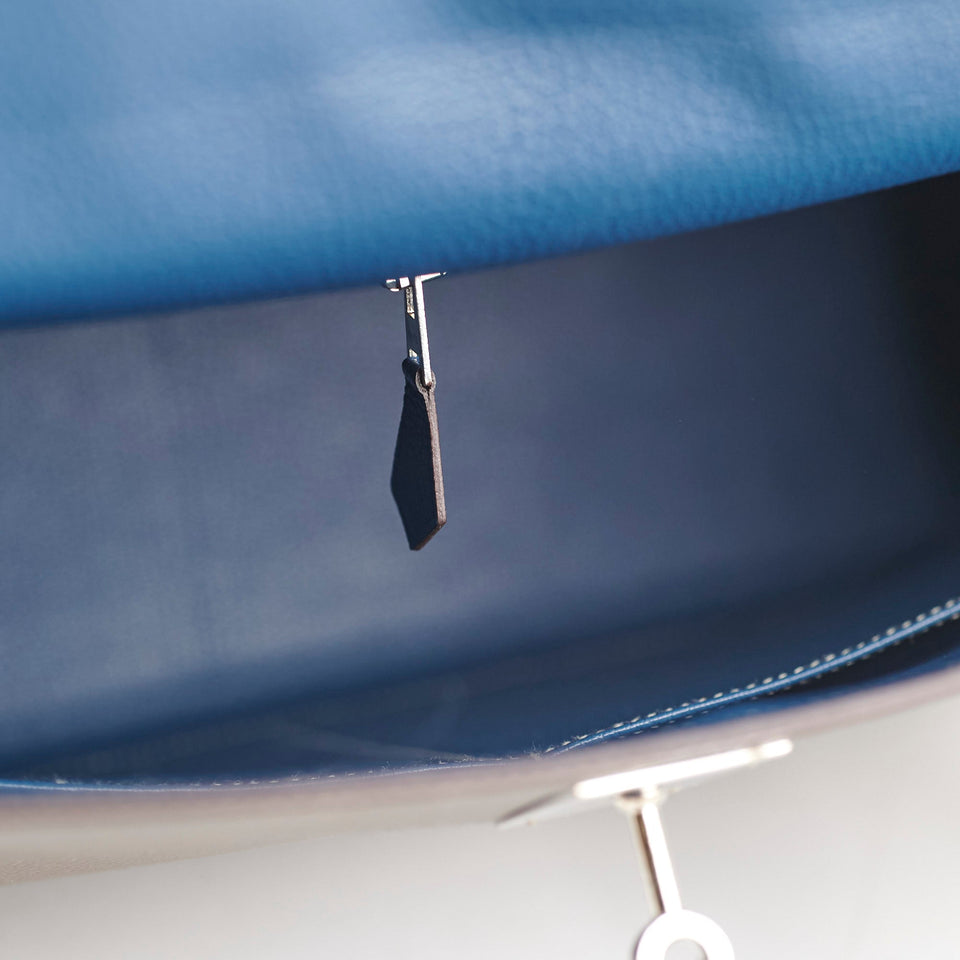 Hermes Kelly 35 Etoupe - P Square Stamp