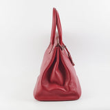Hermes Birkin 35 Rubis O Square Stamp