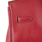 Hermes Birkin 35 Rubis O Square Stamp