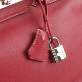 Hermes Birkin 35 Rubis O Square Stamp
