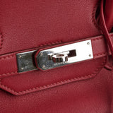 Hermes Birkin 35 Rubis O Square Stamp