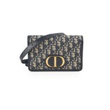 Christian Dior 2 n 1 Oblique Pouch Blue