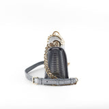 Christian Dior Micro Cannage Medum Diorama Metallic Silver