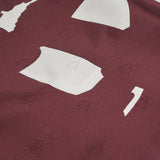 Hermes bride de gala silk scarf maroon cream