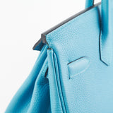 Hermes Birkin 30 Turquoise Togo
