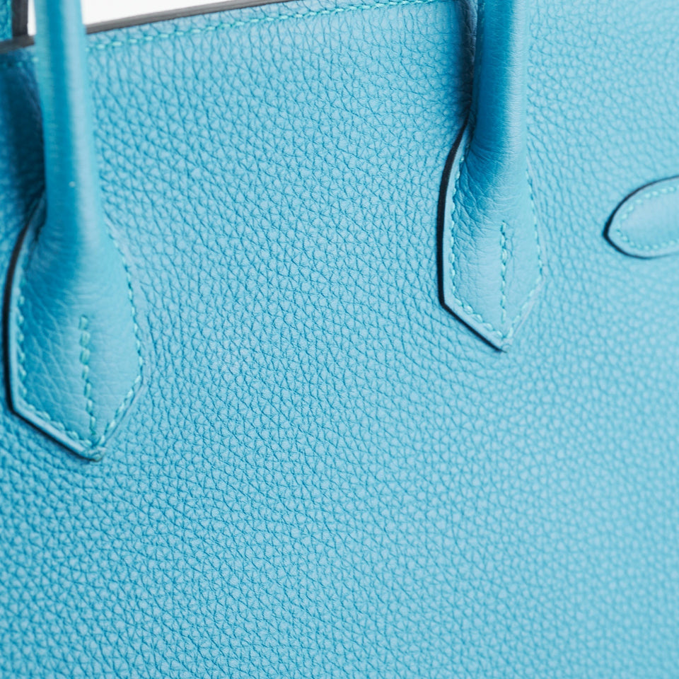 Hermes Birkin 30 Turquoise Togo