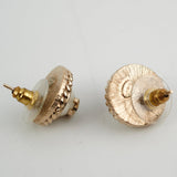 Chanel Coco Logo Rhinestone Pearl Earring Costume Jewellery