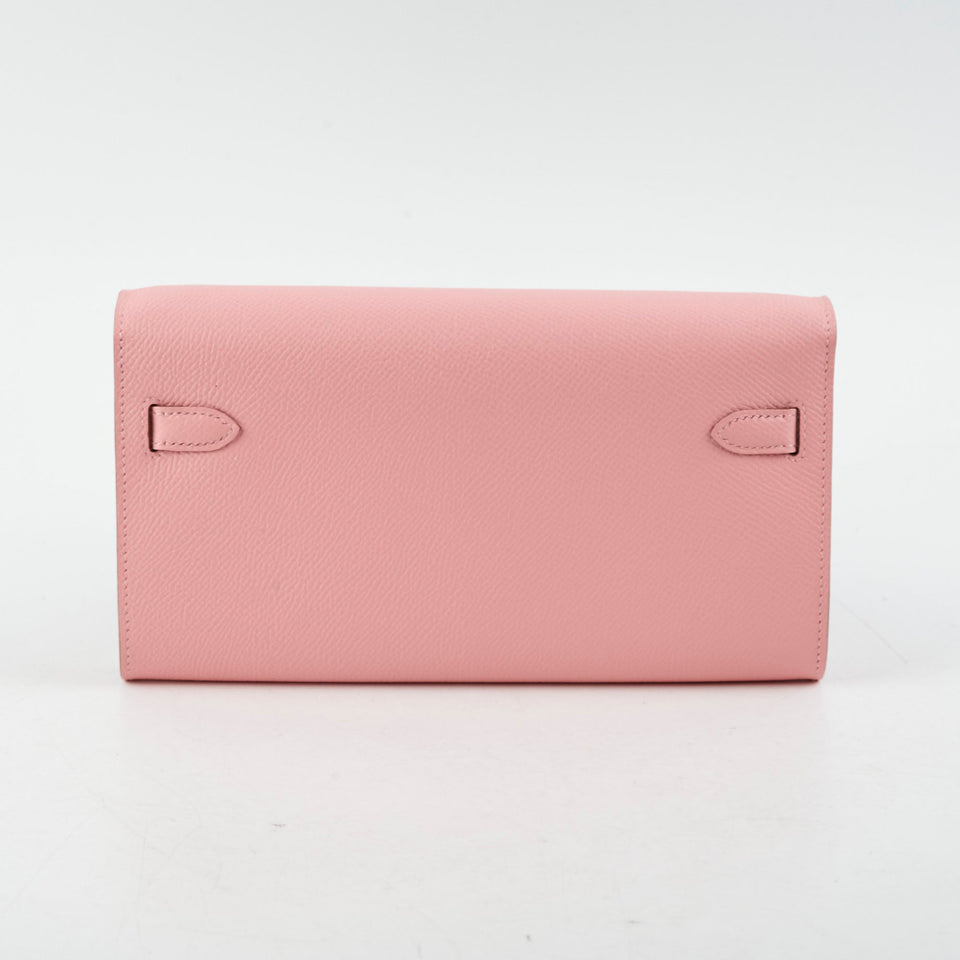 Hermes Kelly to Go Rose Confetti Z Stamp