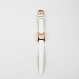 Hermes Heure H Watch Small Model (25mm) Blanc